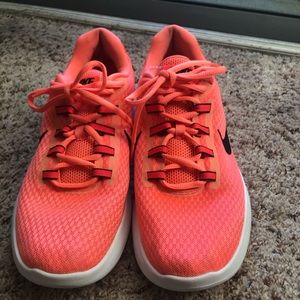 Bright Pink Nike Lunarlon Running Sneakers size 11